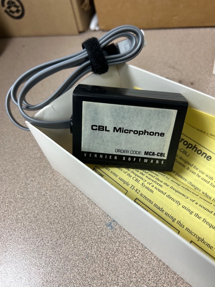 VERNIER SOFTWARE MICROPHONE FOR CBL MCA-CBL