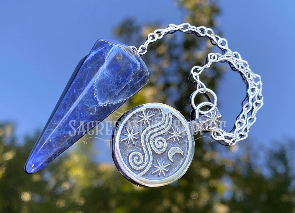 Sodalite Stargazers Pendulum Divination, Decision Making, Finding Items Dowsing