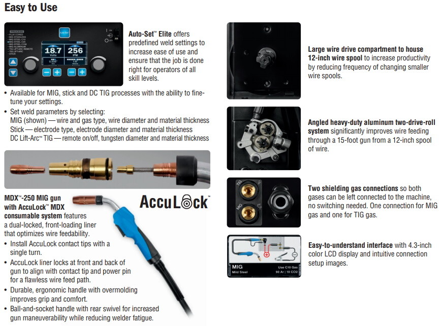 Miller Multimatic 235 Multiprocess Welder w/Running Gear (951846)
