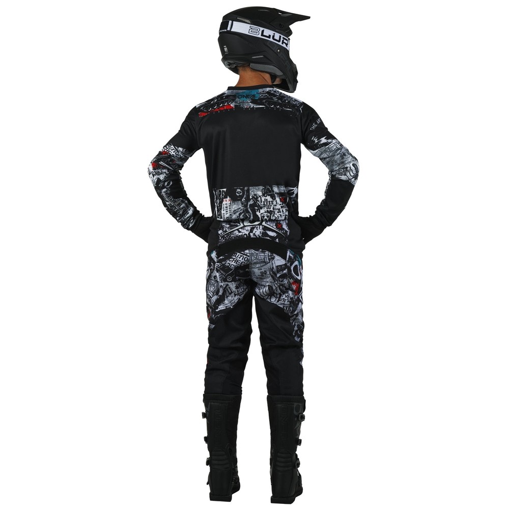 O'Neal Element Attack Black / White Pant Size 28 - E024-3128