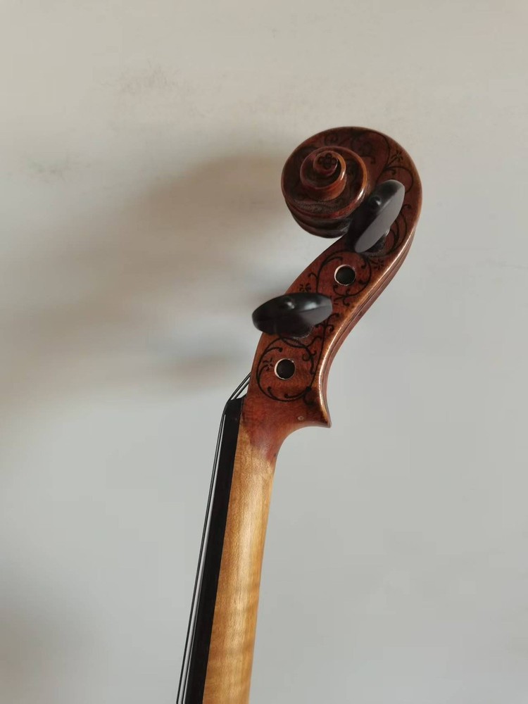 Master 4/4 violin Hellier model flamed maple back spruce top hand made K3998