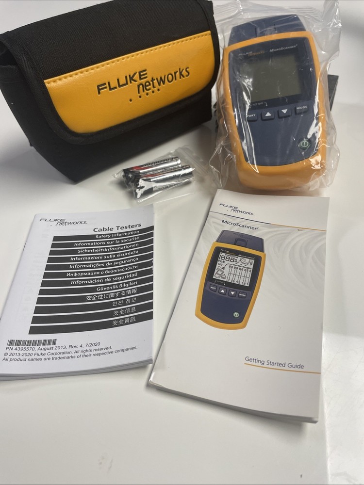 Fluke Networks MS2-100 Microscanner2 Cable Verifier Fast Ship