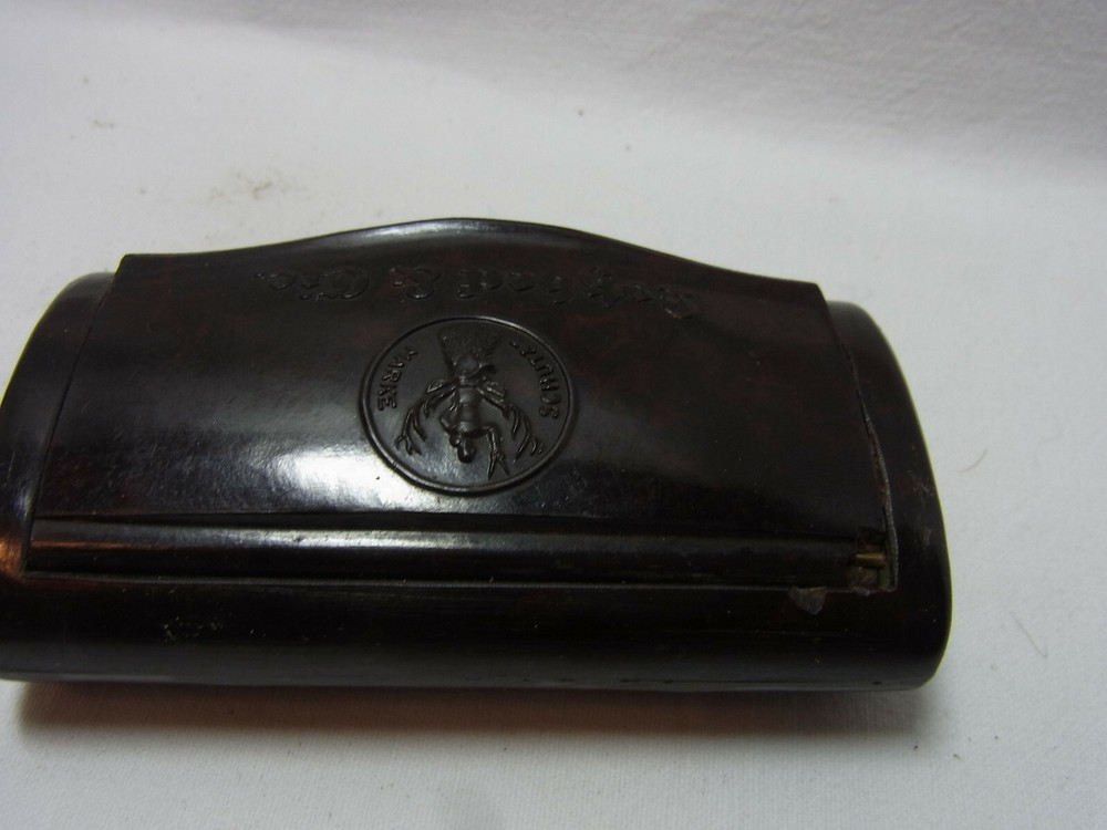 Nice Vintage German Bakelite Snuff Box #CI5