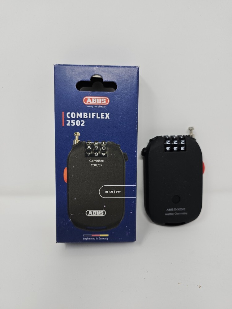 Abus 2502/85 Cable Lock Combination Key Type Plastic
