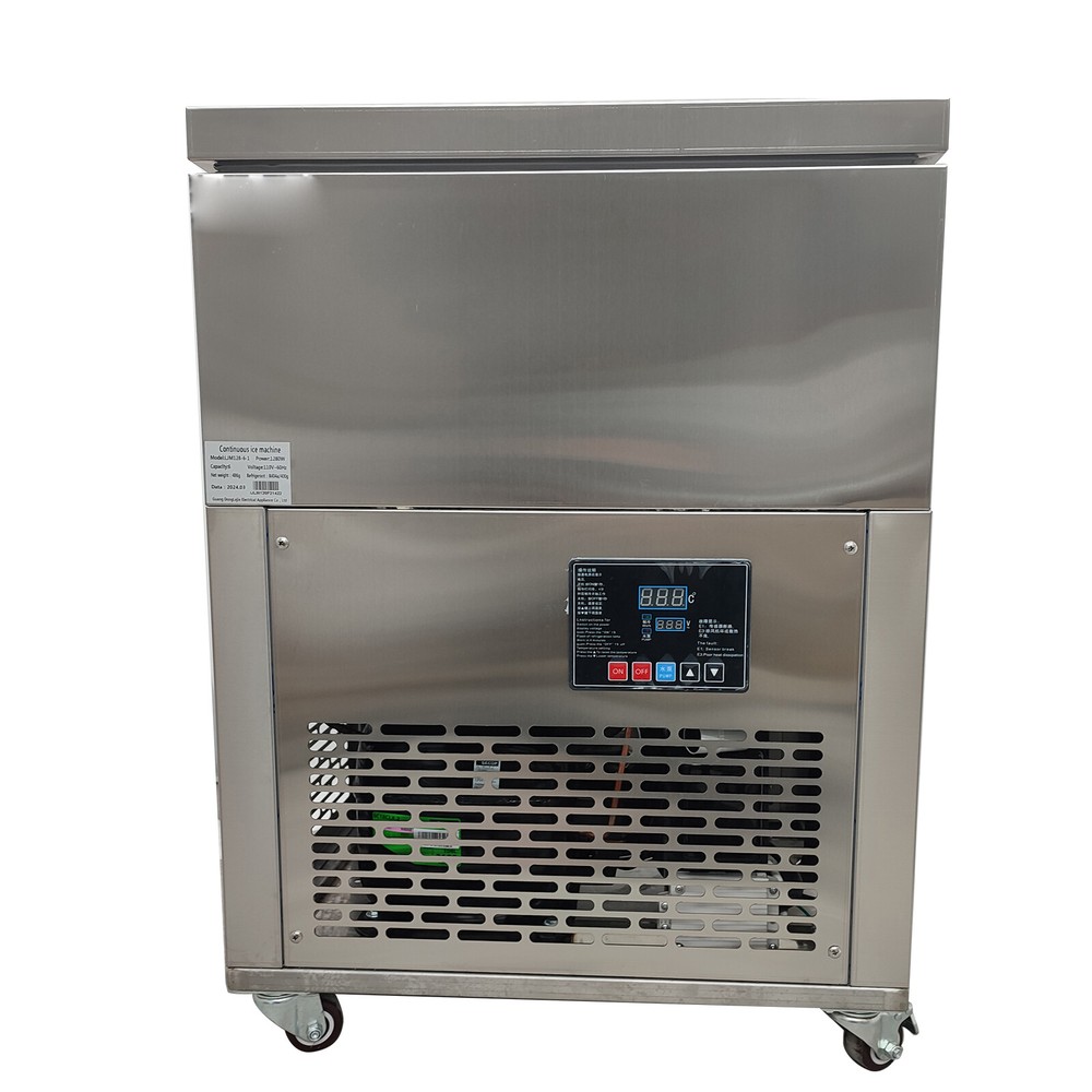 Auto 110V 6 Buckets Snow Ice Machine Cylindrical Ice Block Making Machine