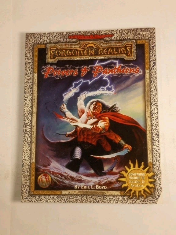 Advanced Dungeons & Dragons Powers & Pantheons Forgotten Realms