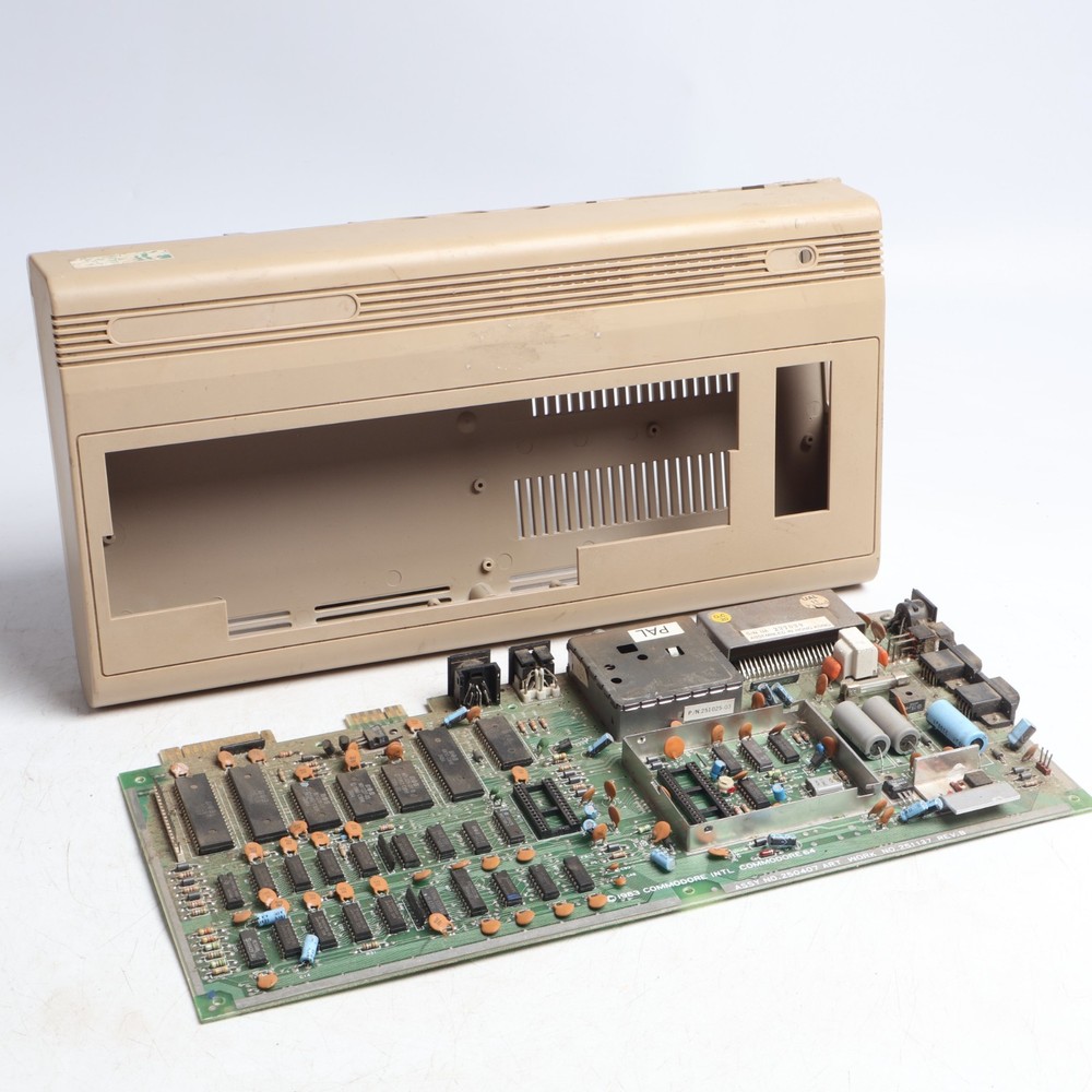 Vintage C64 Commodore 64 Breadbin Computer Console W/ MBOARD