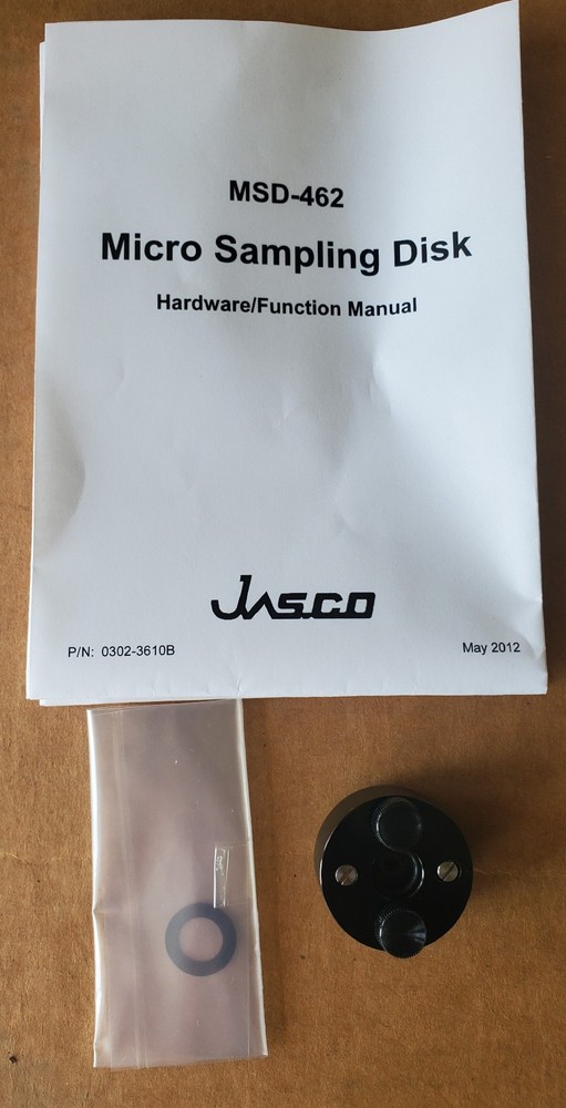 Jasco CD Spectroscopy MSD-462 Micro Sampling Disk for J-8XX/1000 Path 1 + 0.2 mm
