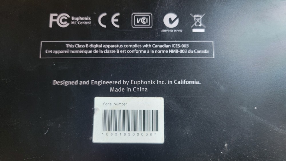 Avid/Euphonix MC Control Editing Sound Video Controller EuCon