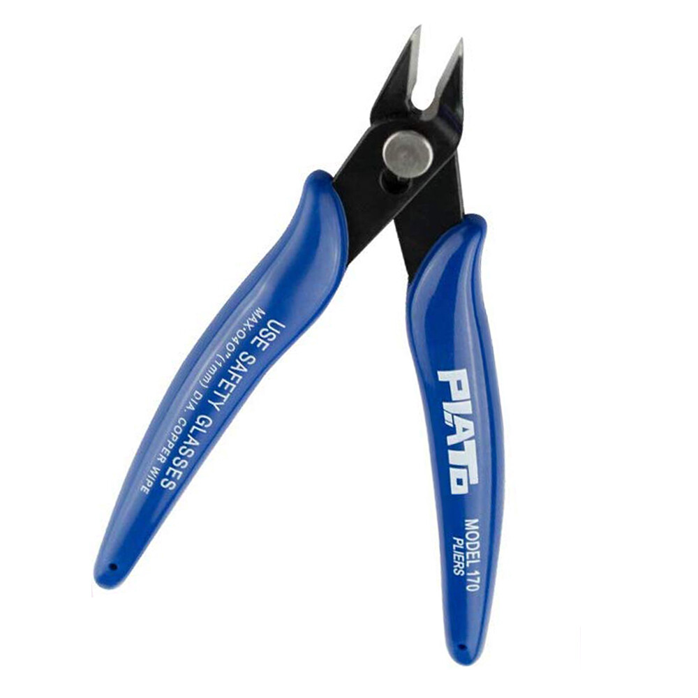 US PLATO 170 Wire Cutters Small Wire Nipper Flush Diagonal Side Cutter Pliers