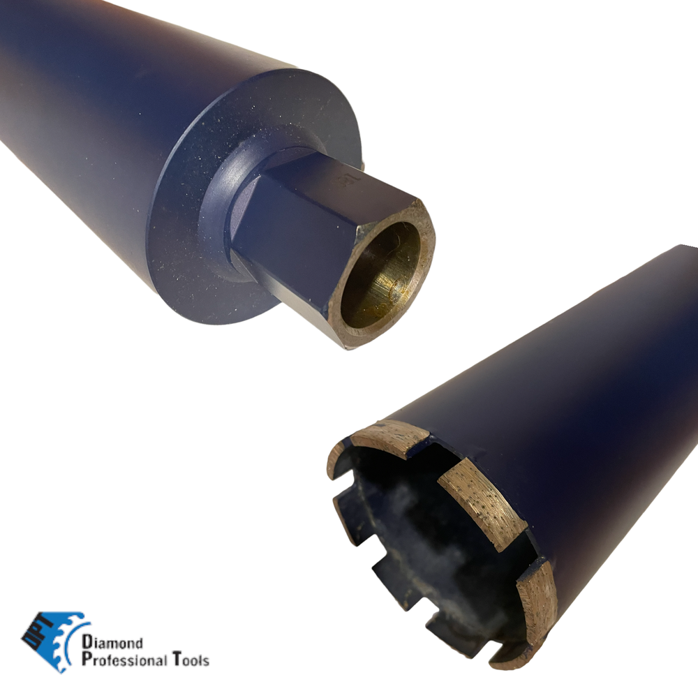 2 1/2" Diamond Core Drill Bit for Concrete Asphalt Bricks Blocks 1-1/4"-7 Thread