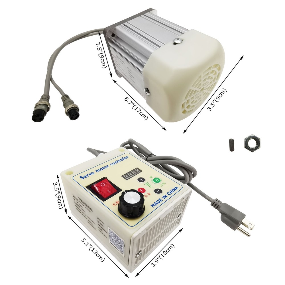 Industrial Dc Brushless Sewing Machine Electric Servo Motor & Controller Driver