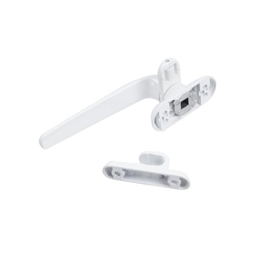2 Pcs Casement Window Lock Side Lever Locking Handle, Window Hardware Zinc Left