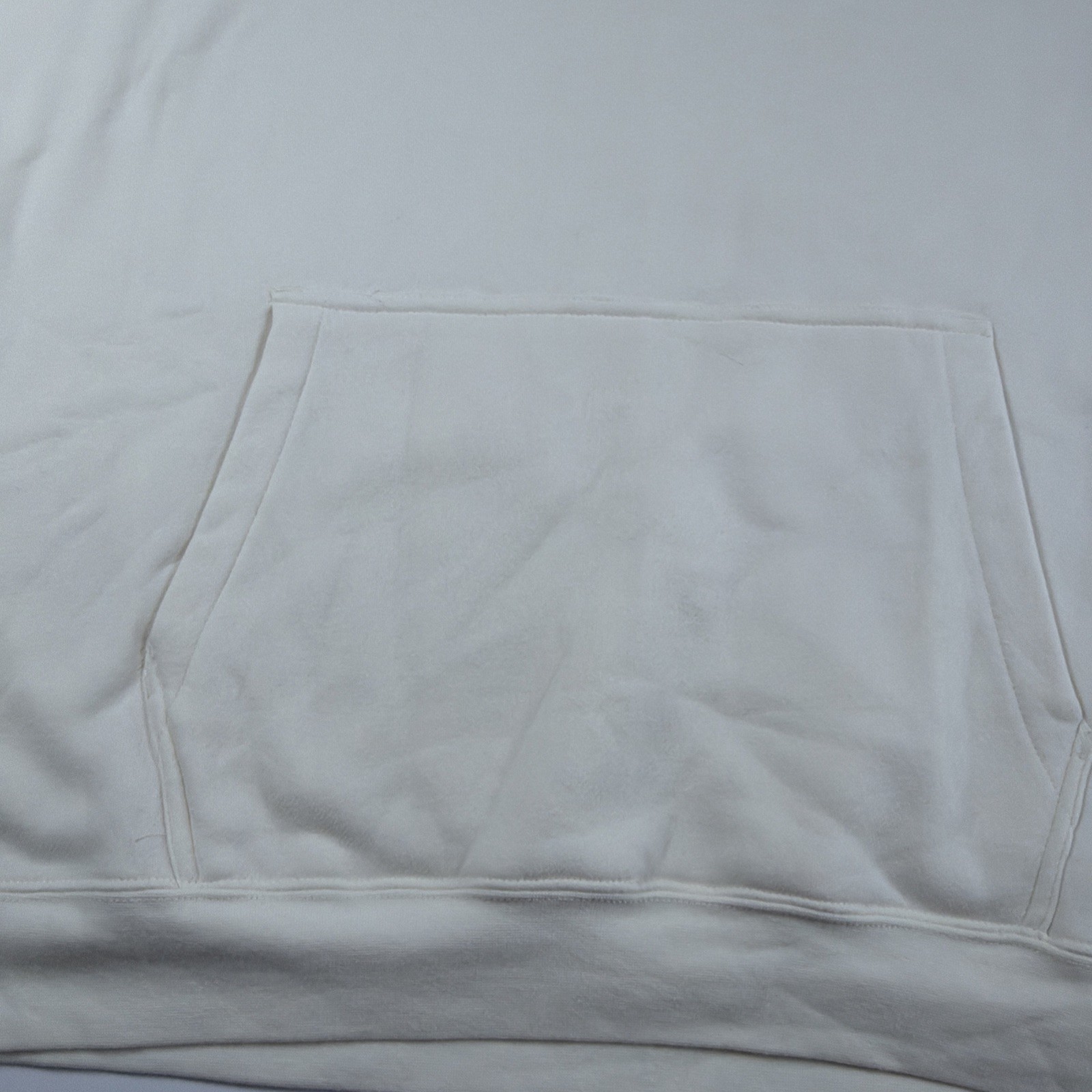 Disney Star Wars Embossed Logo Hoodie Cream Off-White Pullover Sweatshirt 2XL