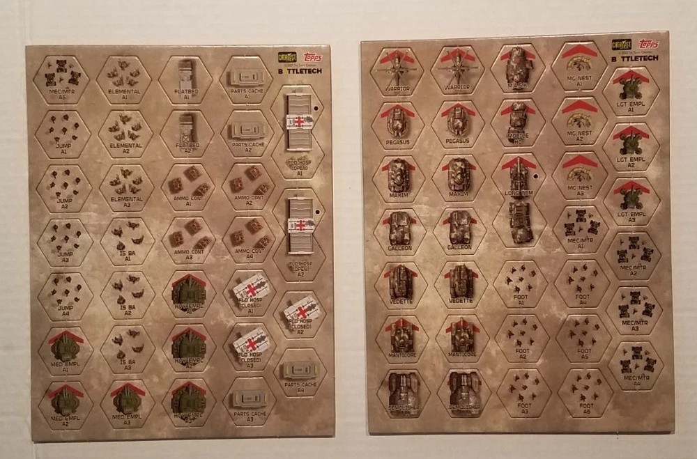 Battletech Mercenaries : rules maps terrain tokens cards sheets