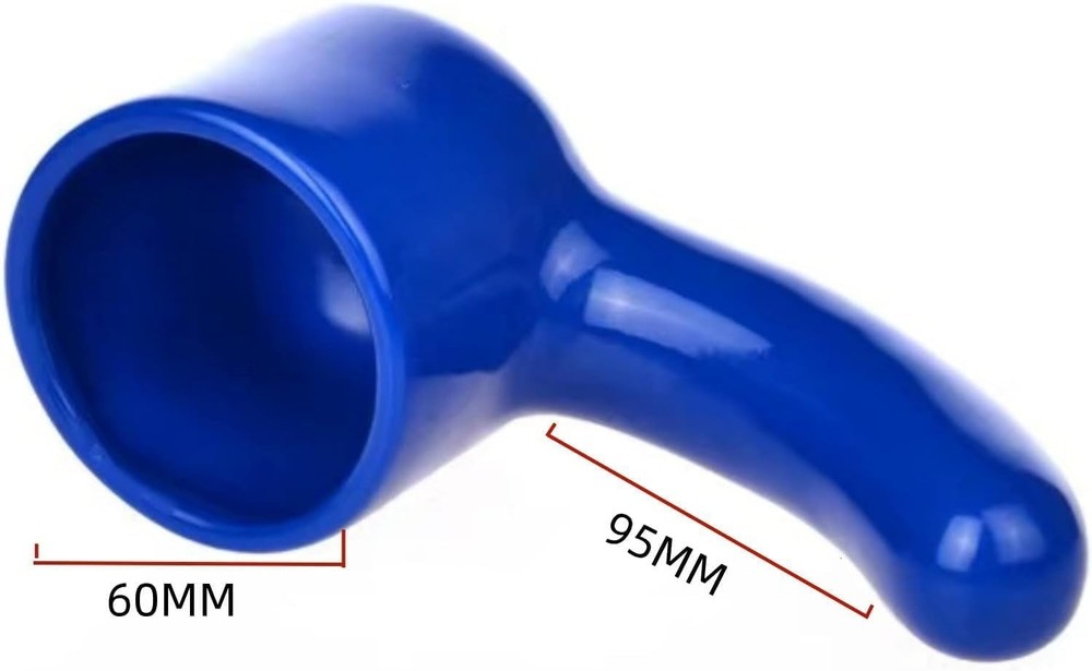 2 Pack Massager Attachment Blue Silicone for Hitachi Magic Wand