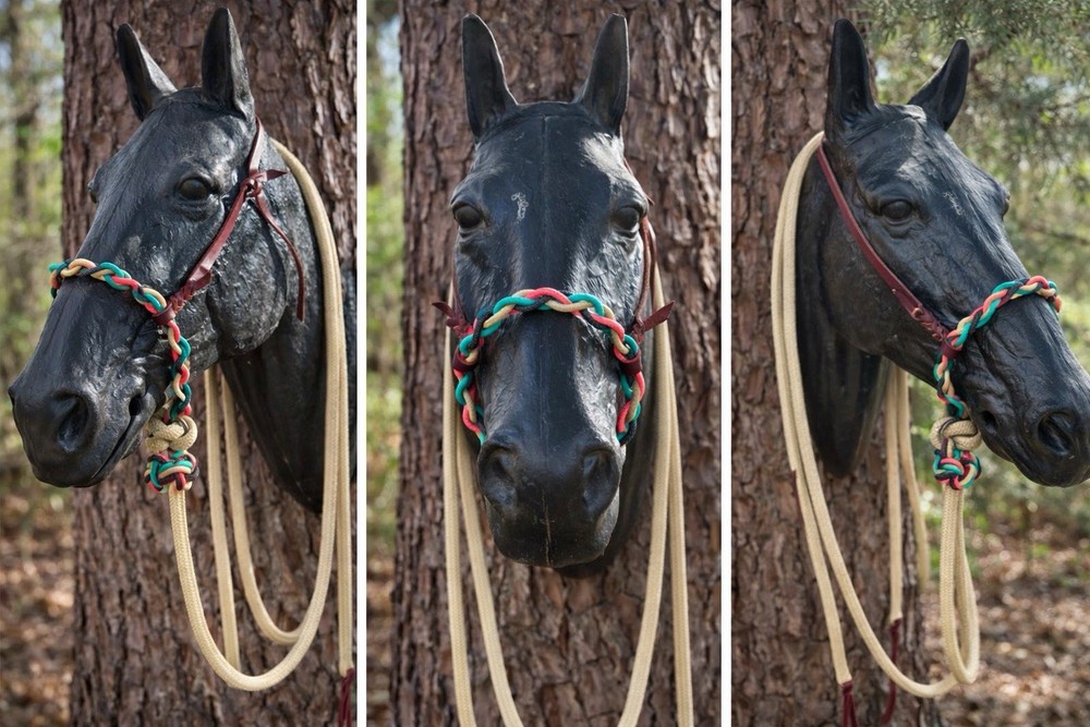 Braided loping hack / soft bosal set