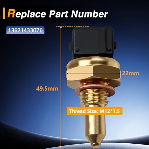 Engine Coolant Temp Sensor, ECT Water Temperature Sensor, Temp Sensor