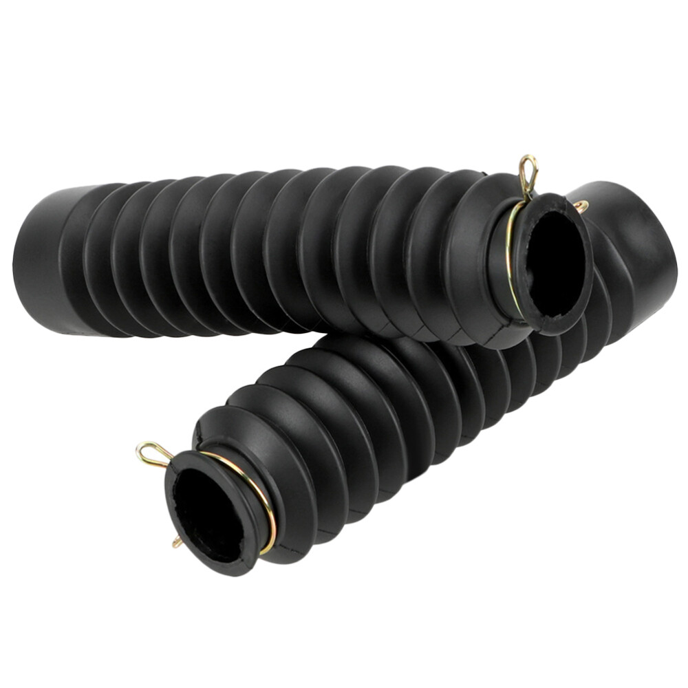 2pcs Front Fork Shock Absorber Covers Dust Protector Sleeves for Motorcycle