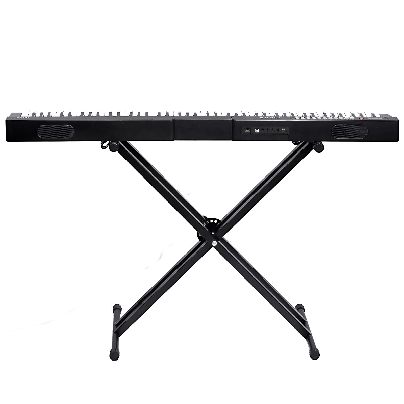 VEVOR 88 Key Digital Piano Keyboard Semi Weighted Electric Portable with Stand