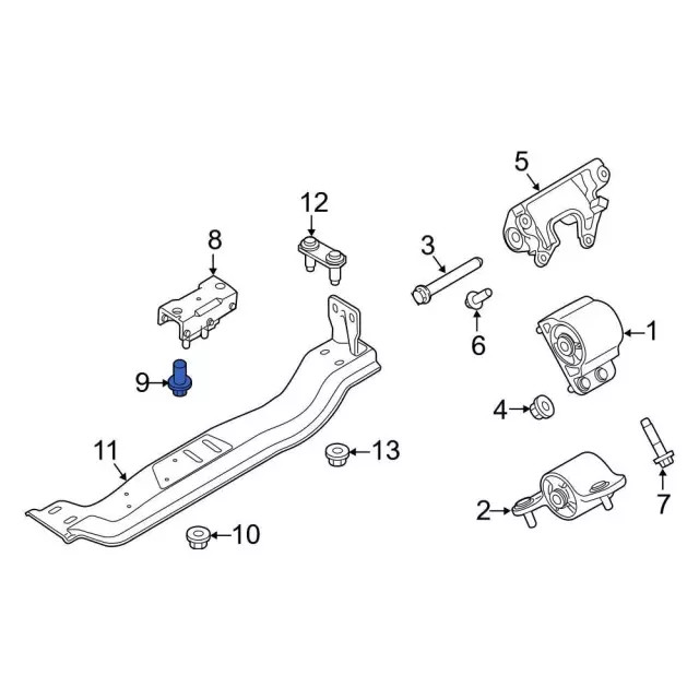 Genuine Trans Mount Bolt 391558-S102