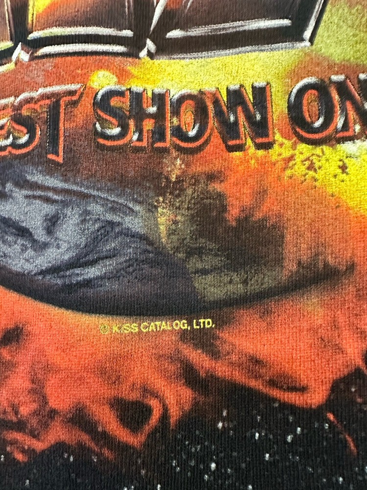 Vintage KISS The Hottest Show On Earth 2010 Tour T-Shirt Size Large