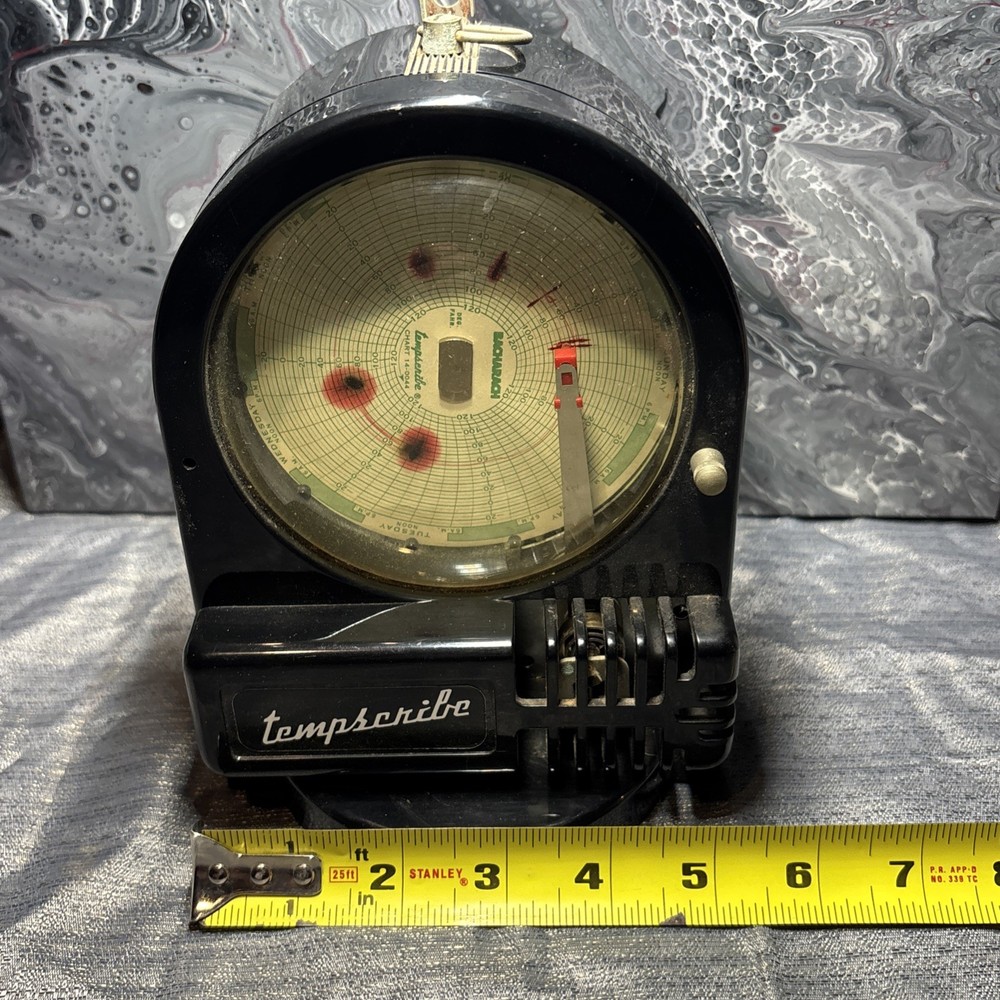 Bacharach Tempscribe Temperature Chart Recorder.
