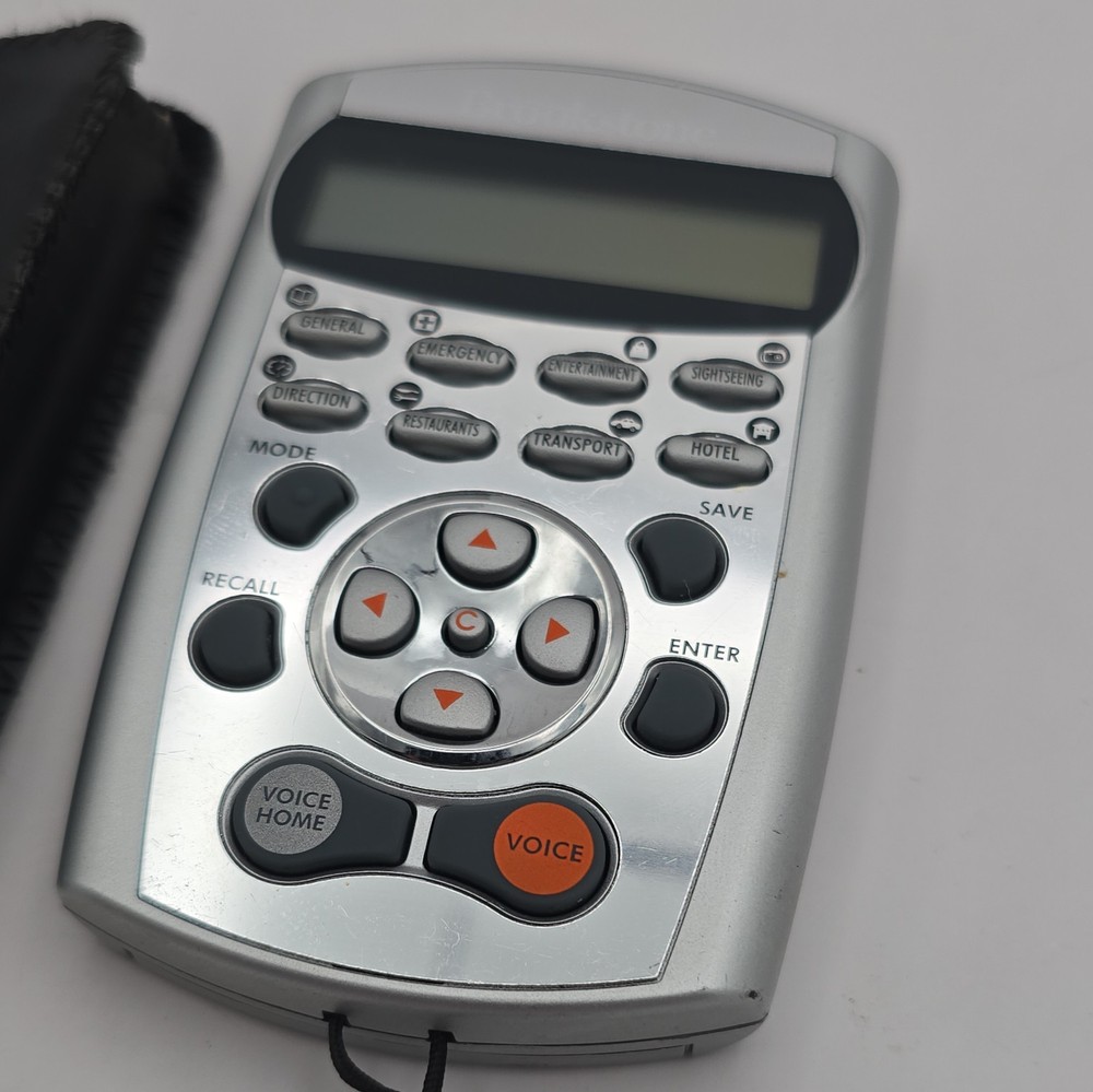 Brookstone Talking 12 Language Translator With Instructions untested Works