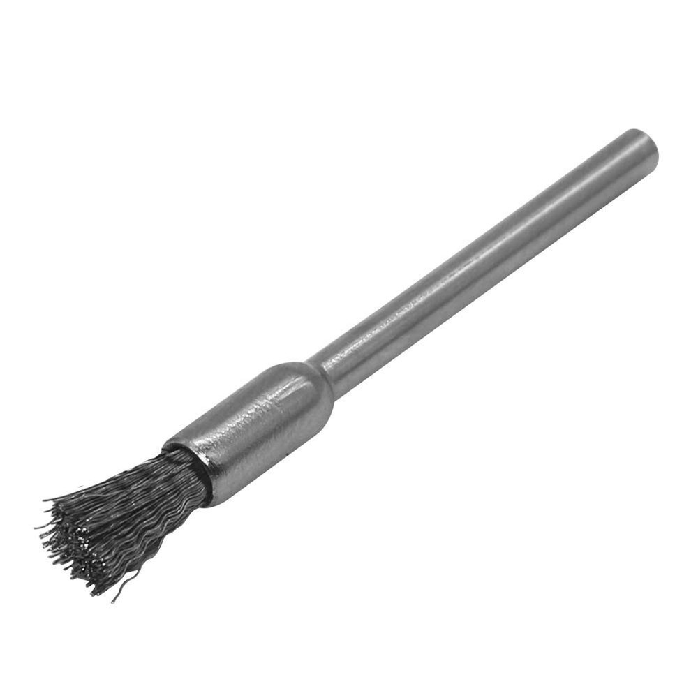 Compact 20pcs Stainless Steel Wire Brushes - Efficient Paint and Rust Solutions