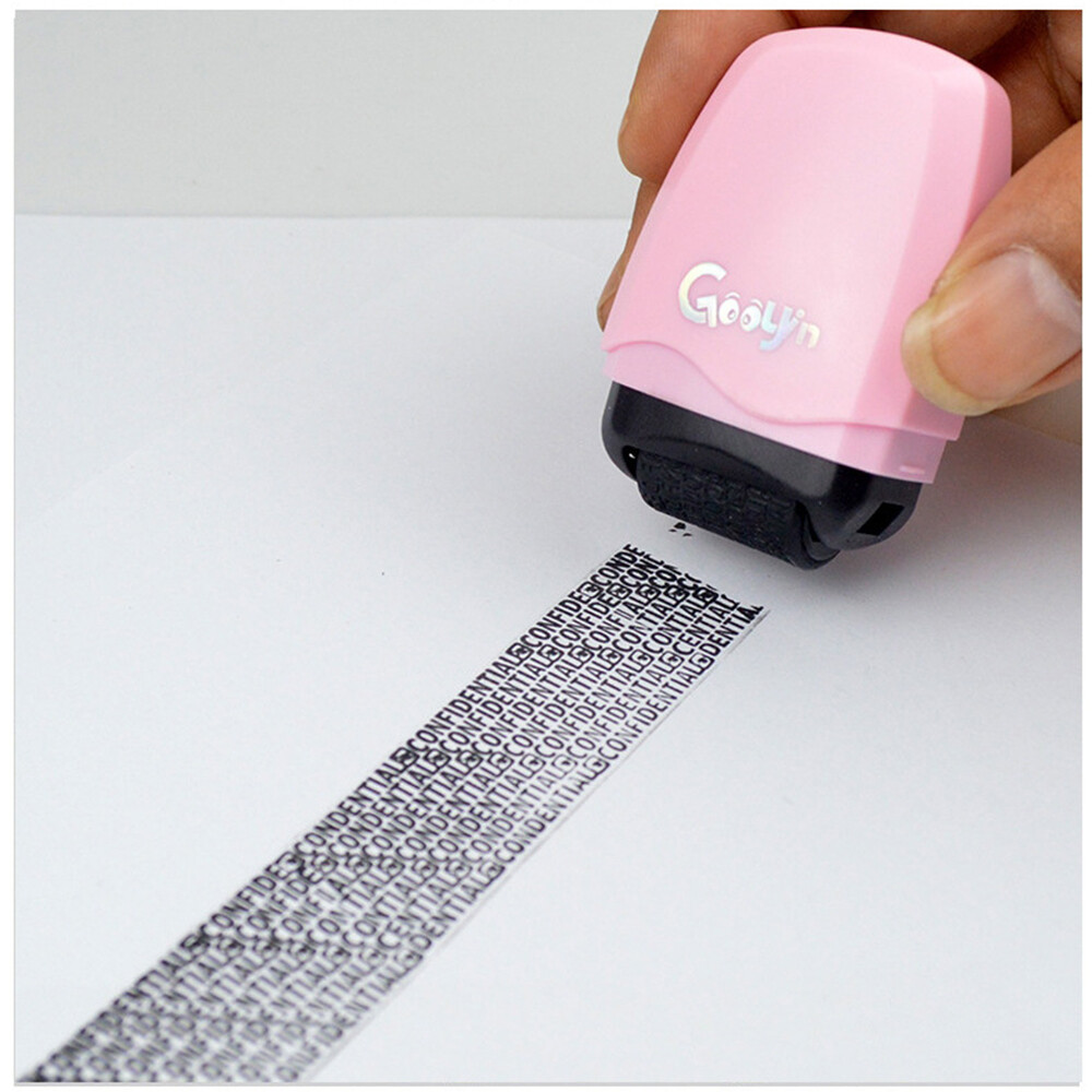 Identity Protection Privacy Roller Stamp Confidential Data Guard Your ID Tool