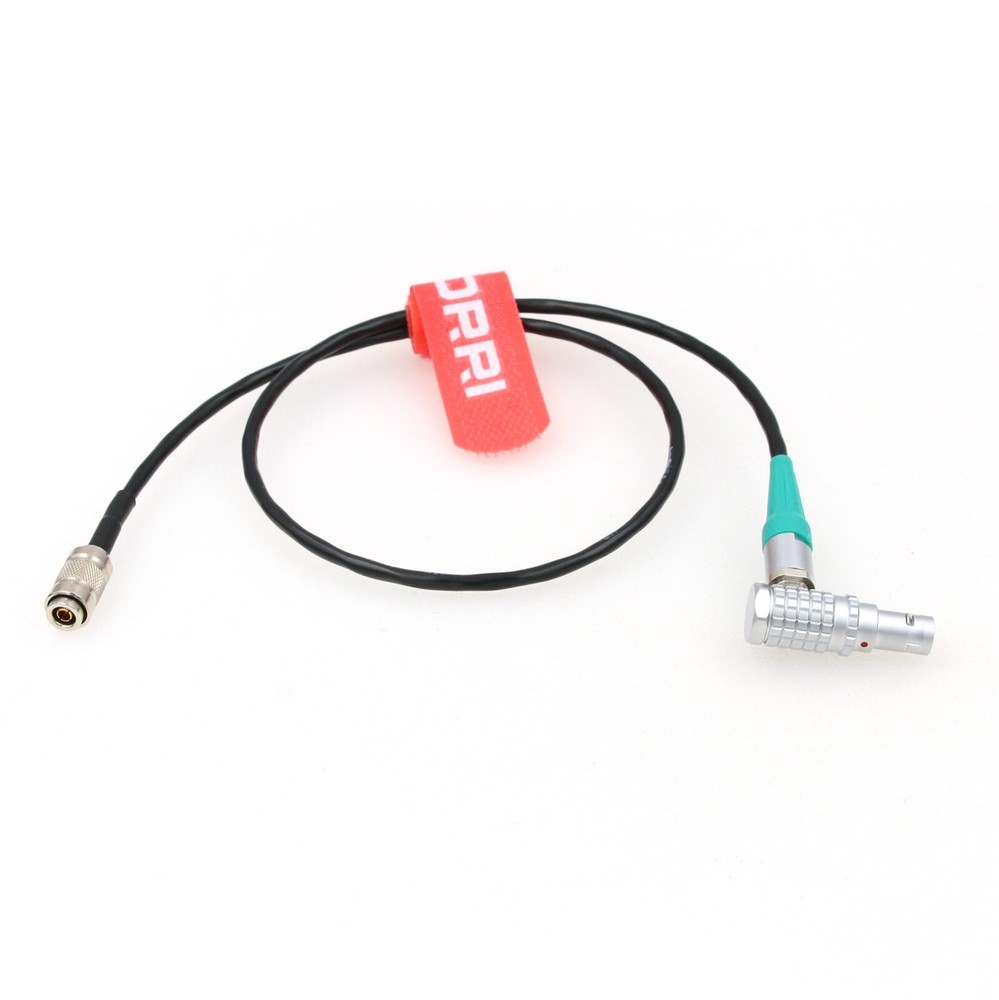 Din to 5-pin Right angled Time code Input cable for  ARRI Alexa/Red Epic Camera