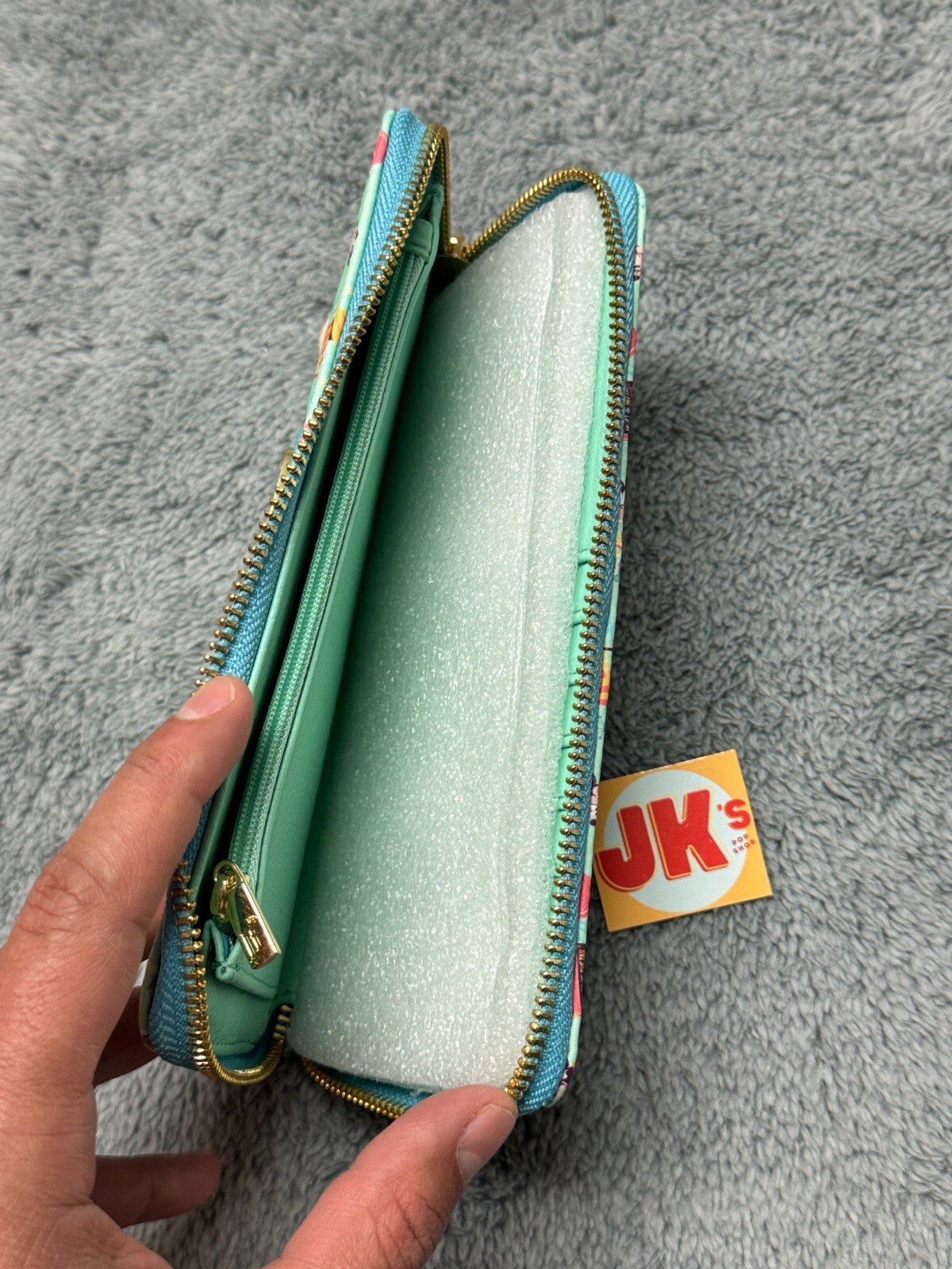 NEW Disney Loungefly Wallet Play In The Park Mickey And Friends Attractions