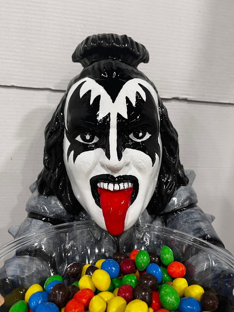 KISS Gene Simmons Demon candy bowl statue