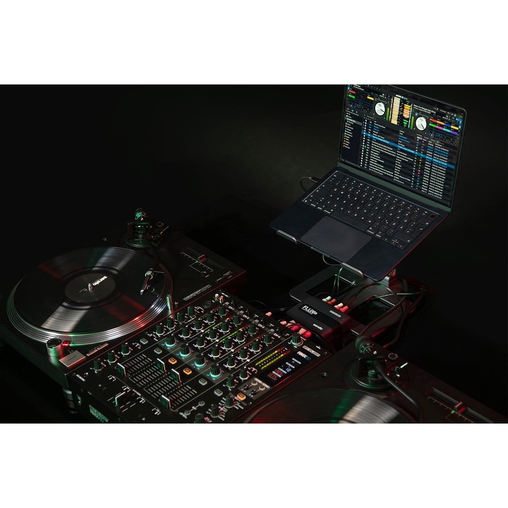 Reloop Flux Go Pocket-Sized 2-Channel (4x4) USB-C DVS Audio Interface