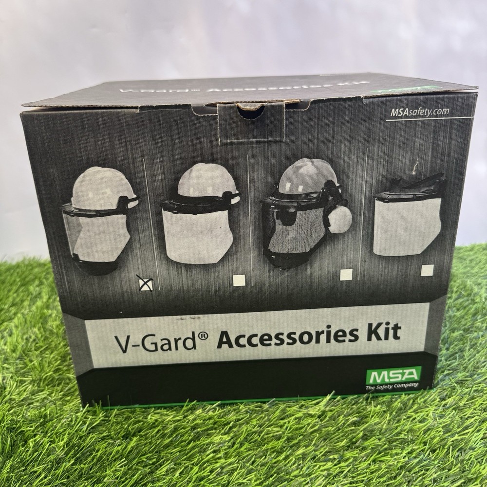 MSA “V-Gard” Full Face Protective Visor 10118696 New Open Box