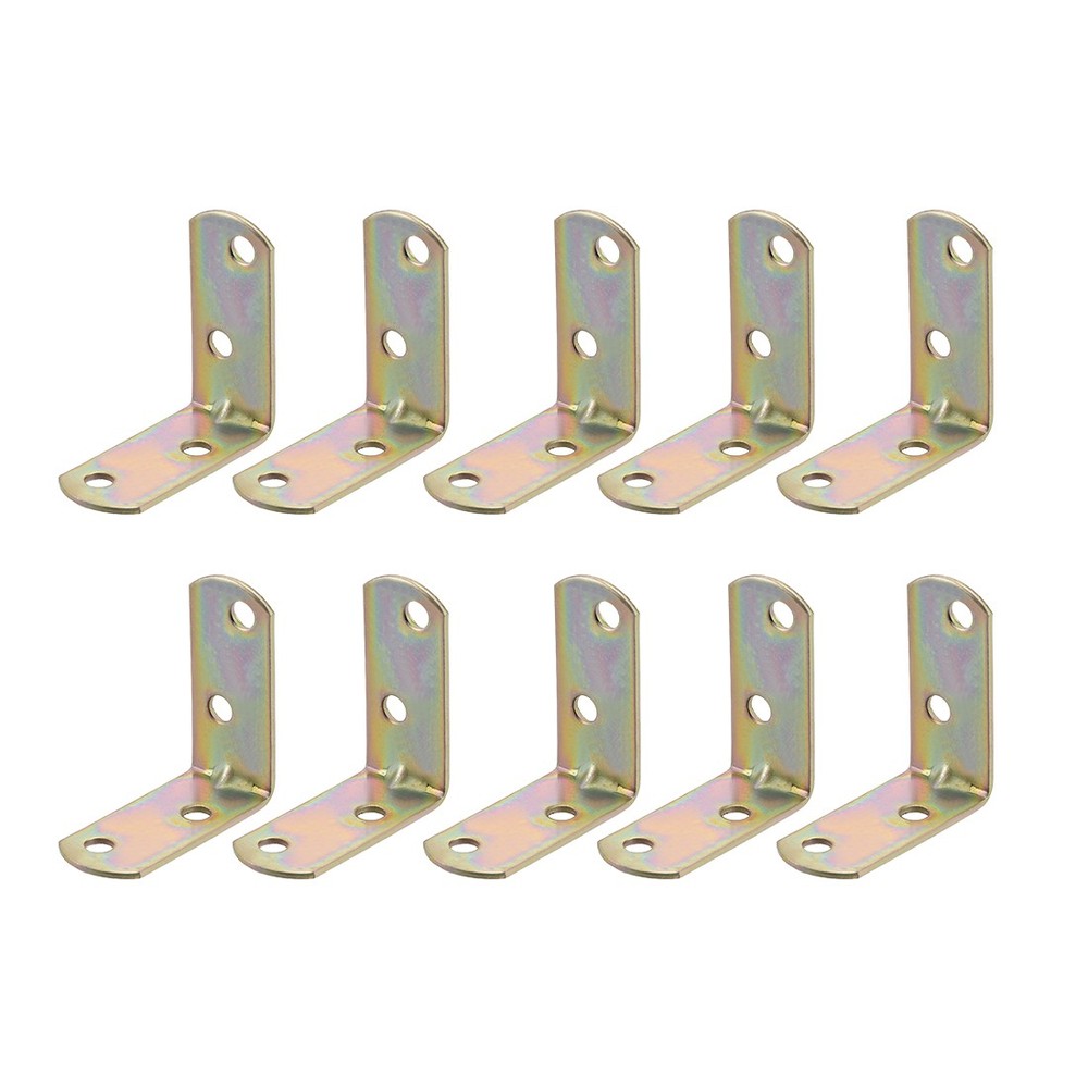 Angle bracket 40 x 40mm zinc plated joint angle bracket clasp 50 pcs