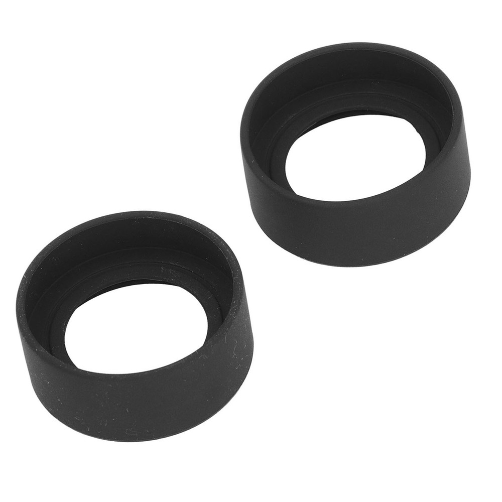 3-2 Pcs Microscope Eyepiece Eye Cup 41mm Diameter Flat Angle Rubber Eyepiece