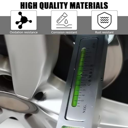 Adjustable Magnetic Gauge Tool, Camber Castor Strut Wheel Alignment White