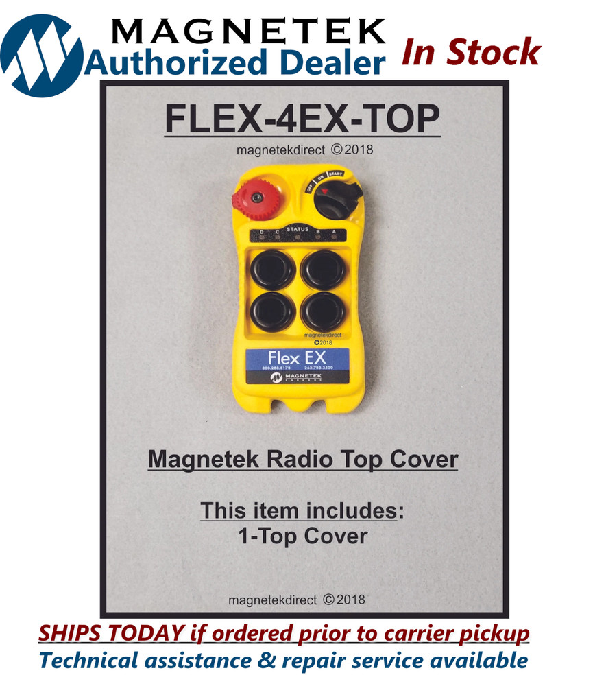 FLEX-4EX-TOP Front-Enclosure for Transmitter Magnetek remote control case