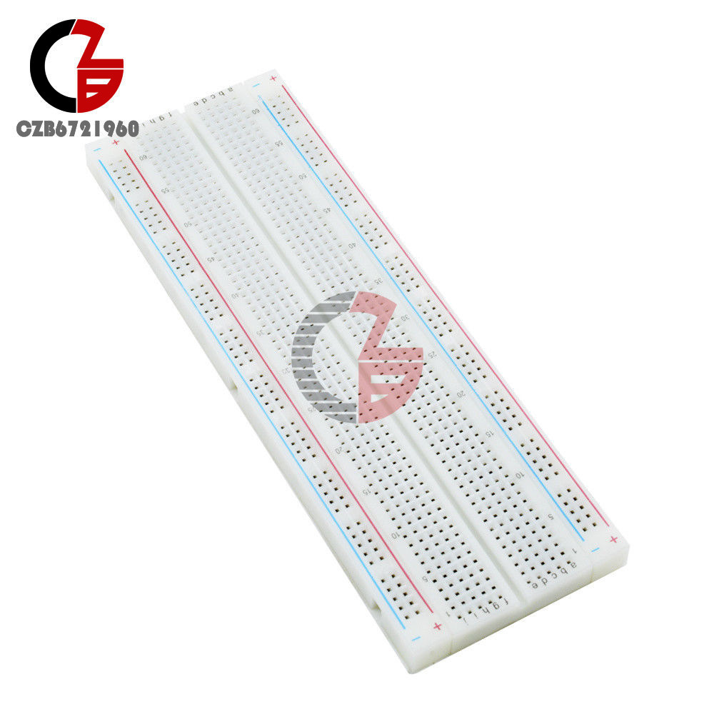 10PCS MB-102 MB102 Breadboard 830Point Solderless PCB Bread Board Test Develop