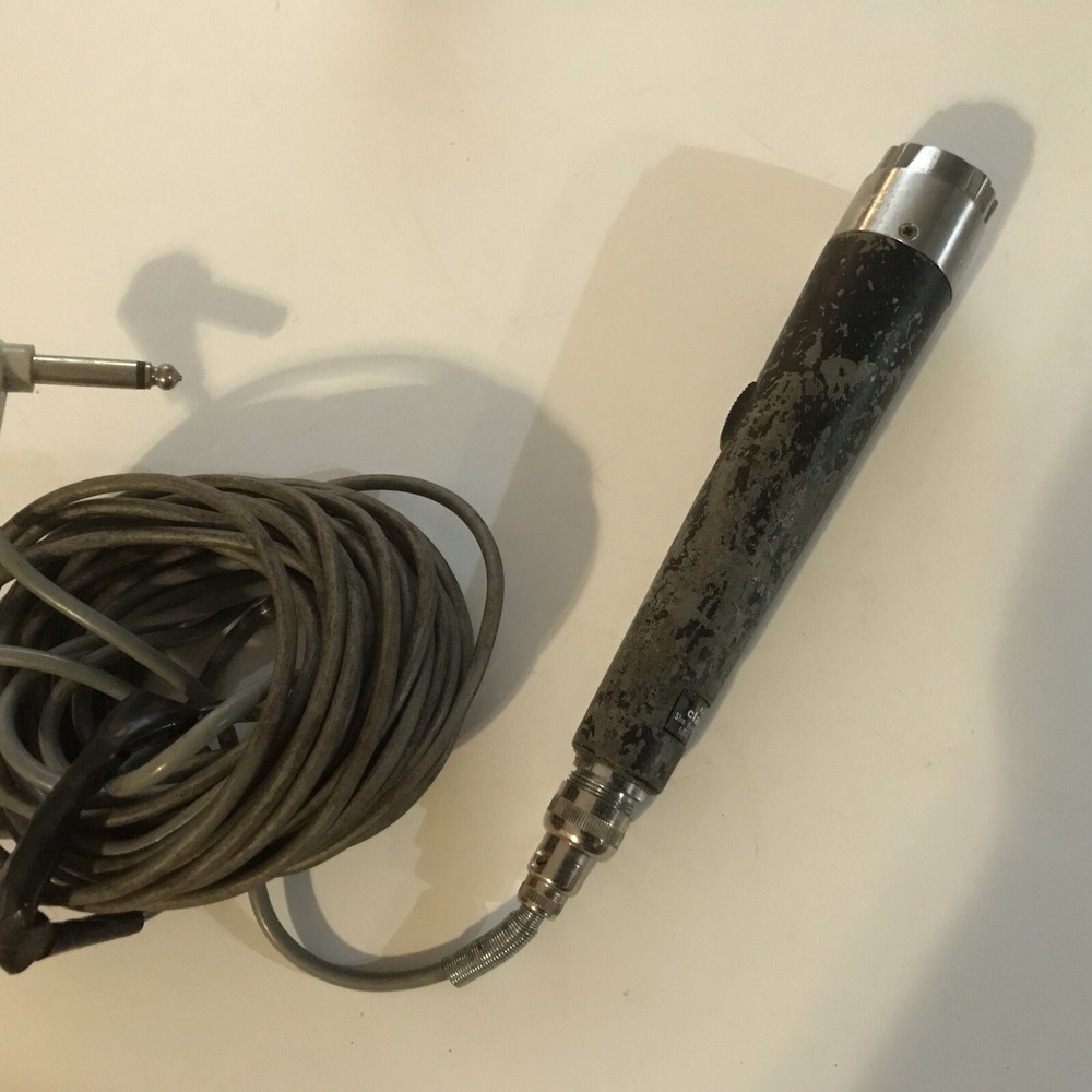 Vintage Claricon Slim Dynamic Microphone Model #38-506 Made in Japan; UNTESTED