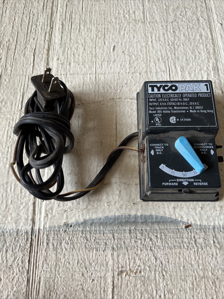 Tyco Pak 1  (Model 895) Train Transformer Controller