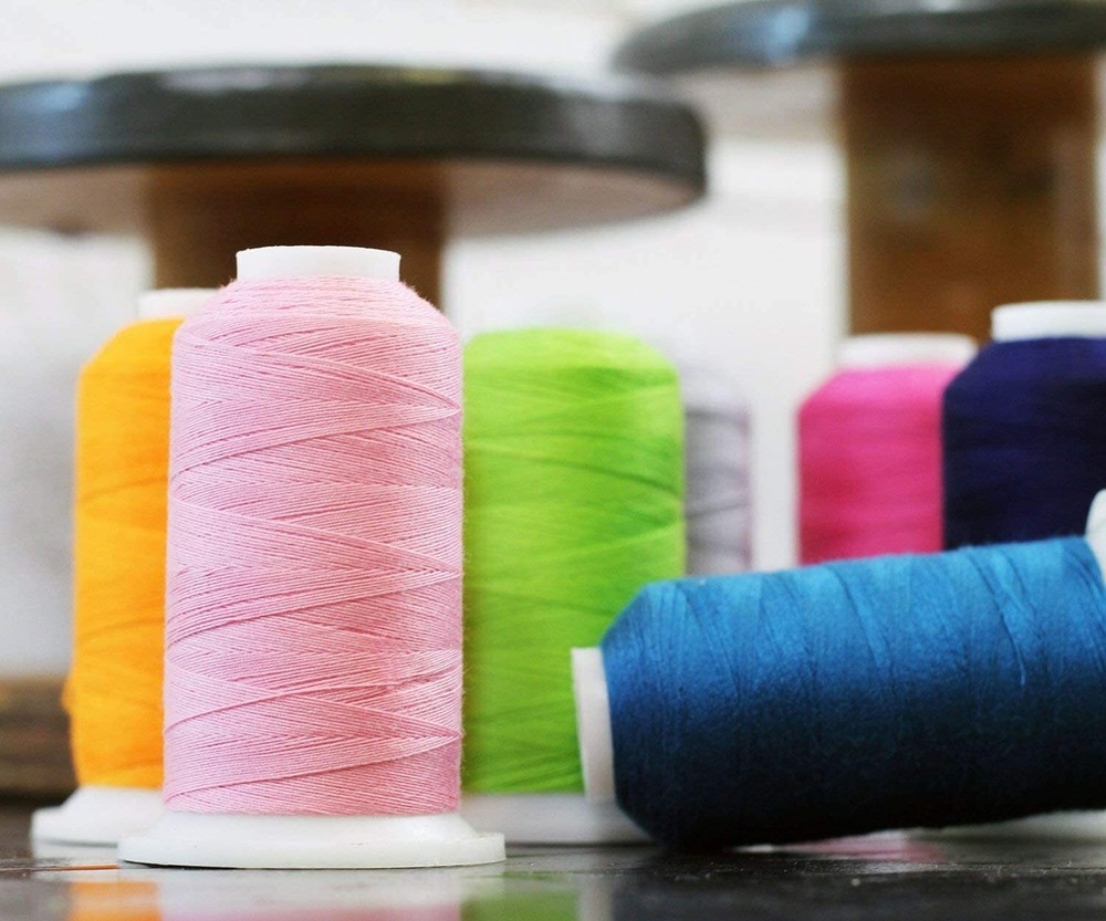 SPUN POLYESTER SEWING THREAD - 50/3 - 600M - 86 COLORS AVAILABLE - THREADART