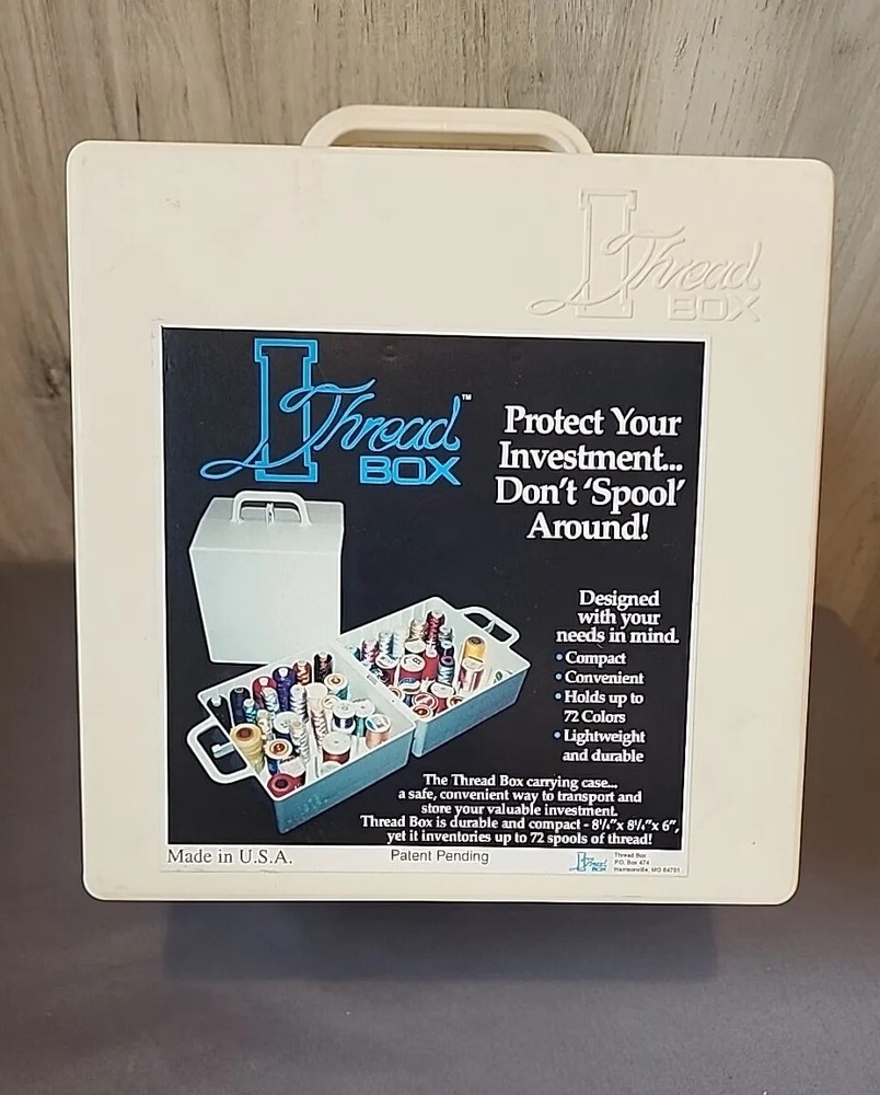 Thread Box Carrying Case Holds 71 Spools