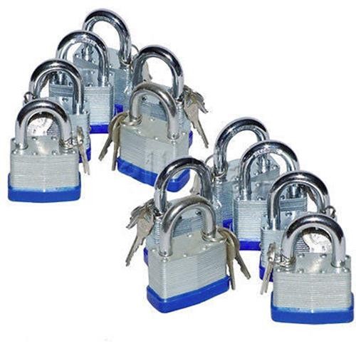 12 Piece 50mm Laminated Pad Locks