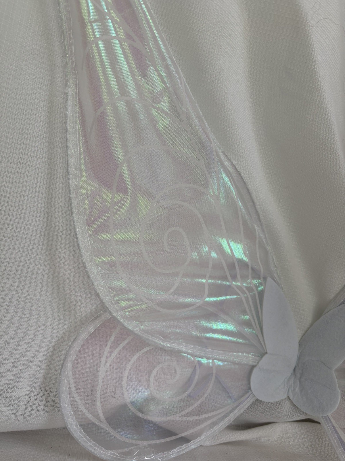 Sheer Fairy Wings Halloween Cosplay Accessories Elf Ears Floral Crown