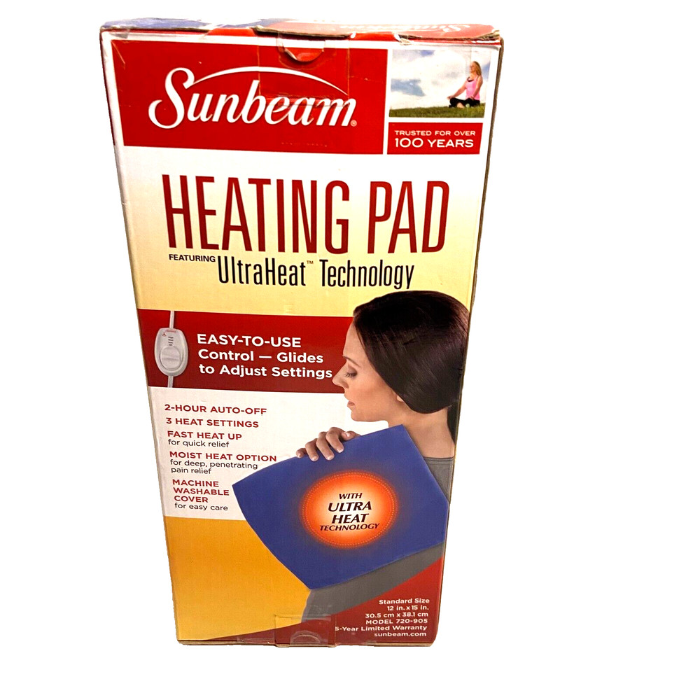 Sunbeam Heating Pad Featuring Ultraheat Technology