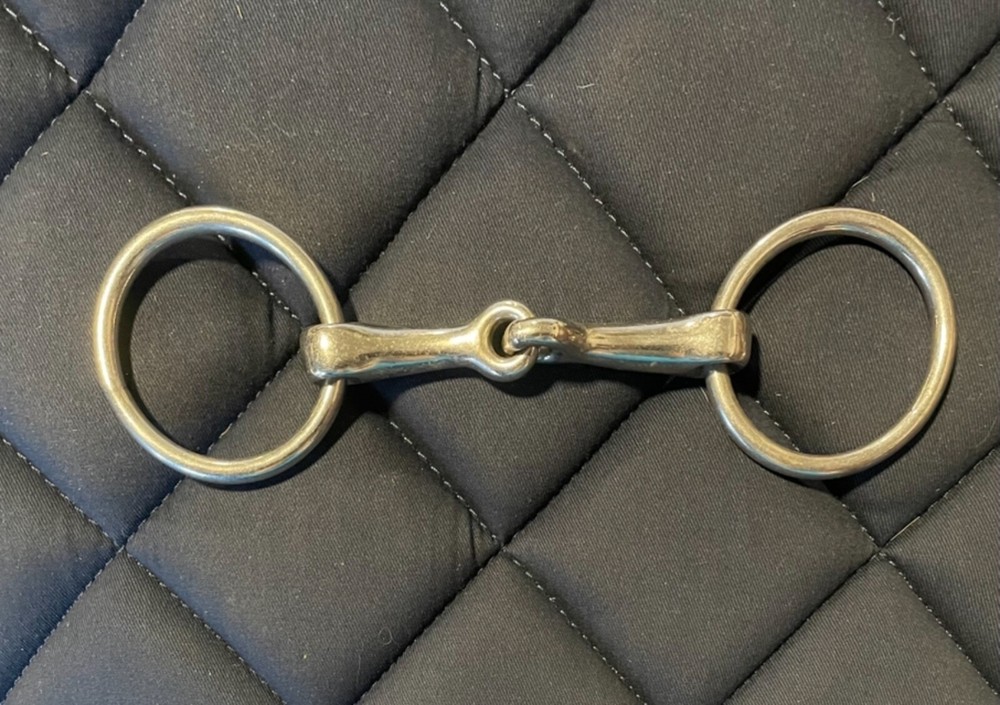 O Ring Metal Jointed Snaffle Bit 3.5”