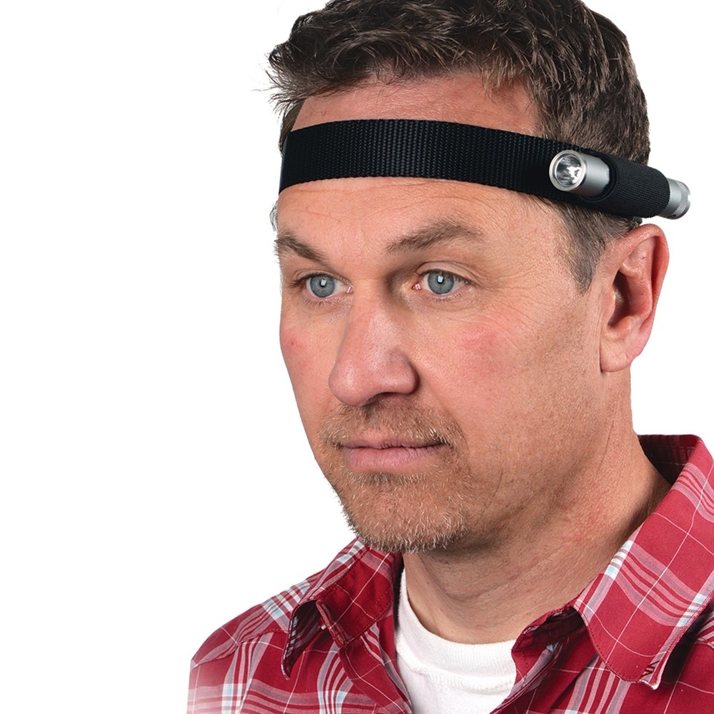 Nite Ize Headband Flashlight Holder - Black (2-Pack)