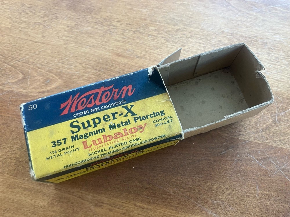 Remington Kleanbore 223 & Western 357 Empty Collector Box with Cardboard insert